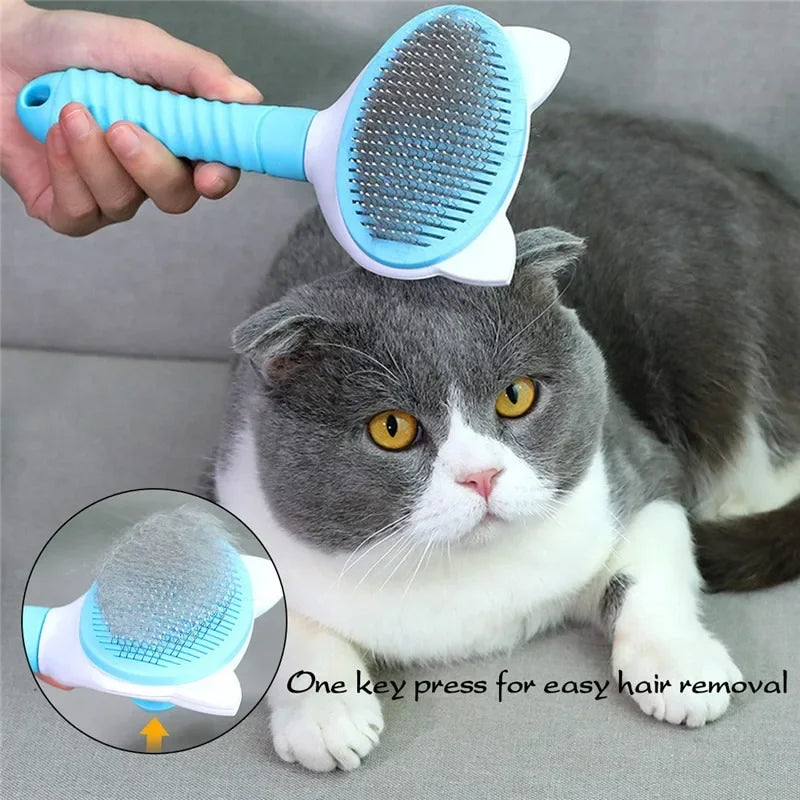 Pet Comb Cat Cleaning Supplies High Quality Self cleaning Brush Professional Grooming brush for Dogs, Cats pets Glove dog Bath