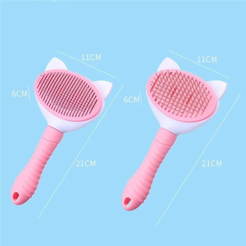 Pet Comb Cat Cleaning Supplies High Quality Self cleaning Brush Professional Grooming brush for Dogs, Cats pets Glove dog Bath