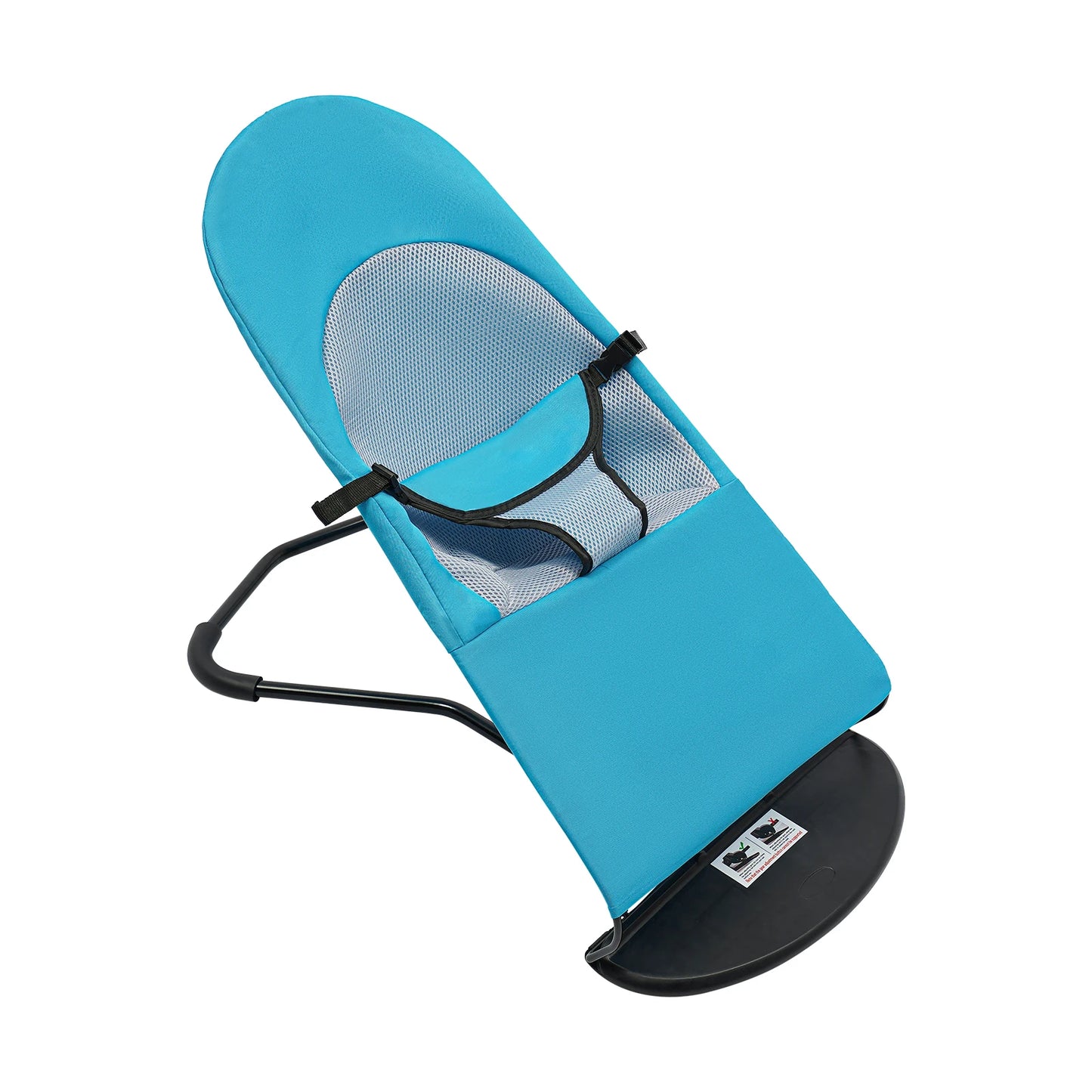 Pet Rocking Chair, Stainless Steel Bracket, Height Adjustable,  Foldable, Portable Puppy Rocker Bed with Anti-slip Pads for Home