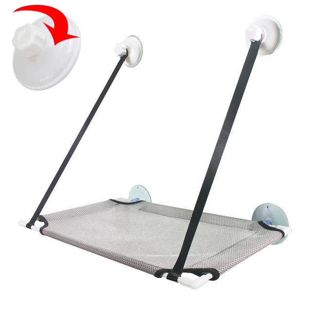 Cat Bed Hanging Window Cat Hammock Bed for Cats Comfortable Canvas Pet Hammock Kitty Sunny Window Seat Mount Bearing 10kg