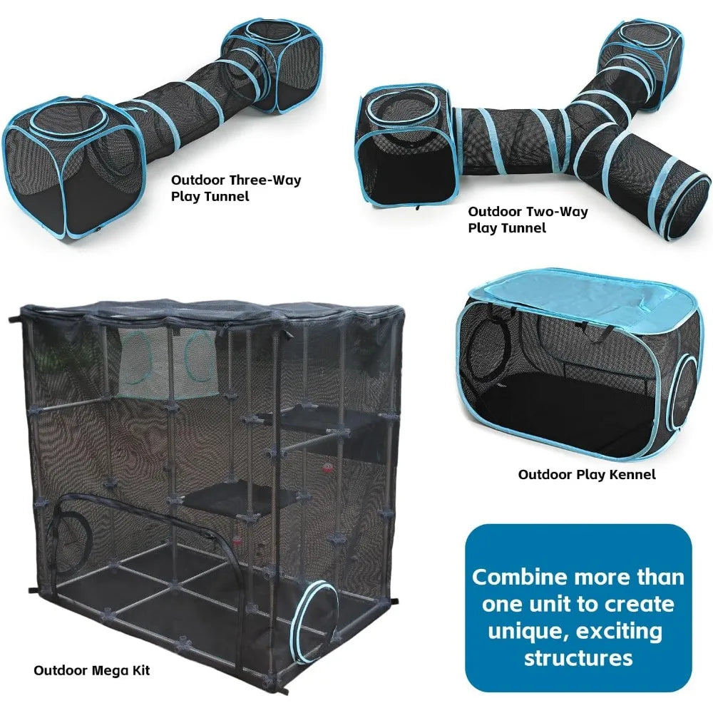Catio Outdoor Cat Enclosure, Mega Kit for Outdoor and Indoor(Mega Kit)
