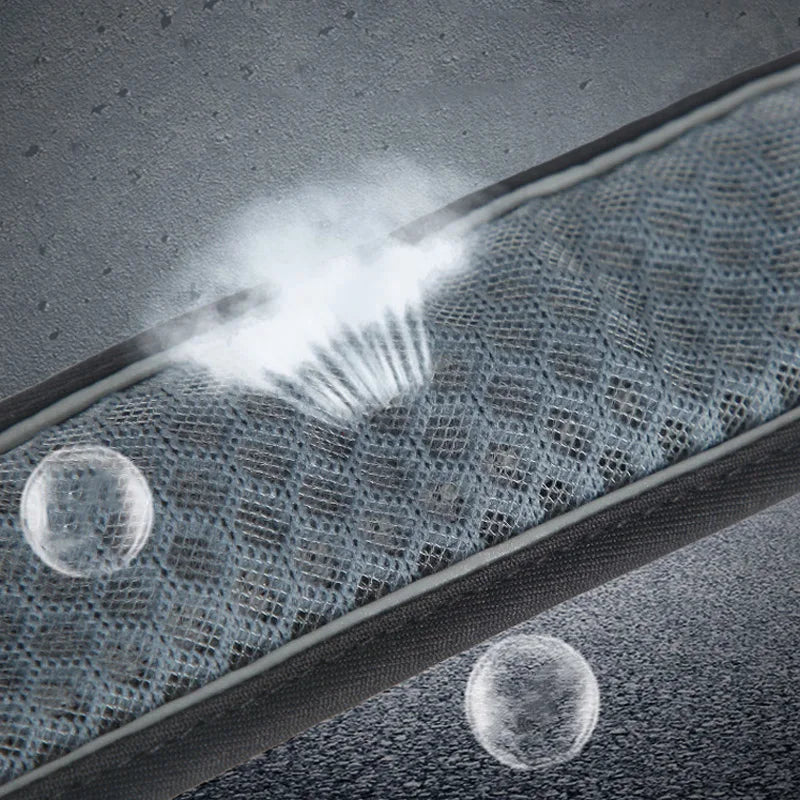 Reflective Dog Collar Night Safety Honeycomb Net Breathable Collars Anti Choke Padded Breathable Nylon Pet Collar Adjustable