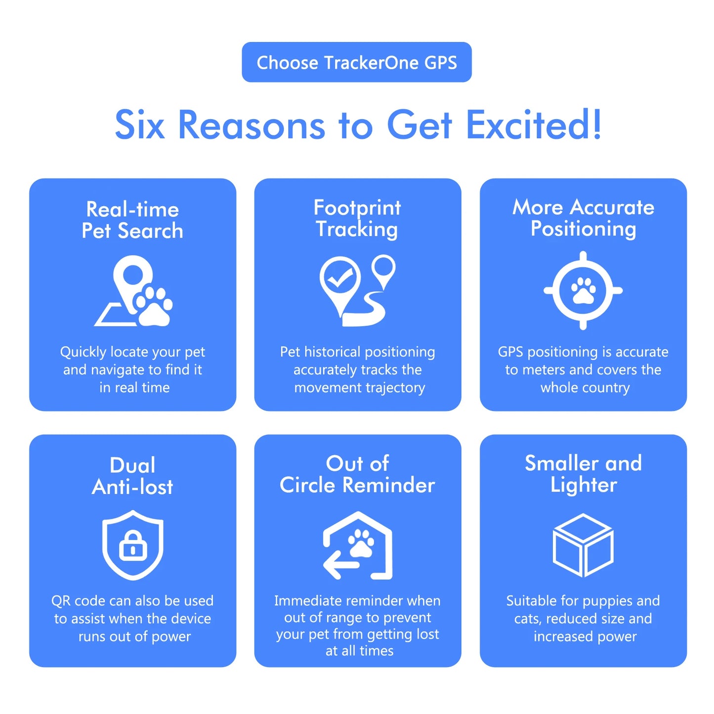 4G Dog Cat GPS Tracker for Pets - Waterproof Smart Locator with App, Live Tracking & Light/Sound Search with Subscription