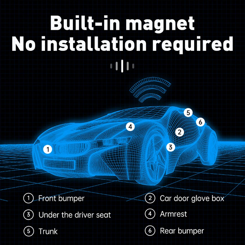 1-10PCS Mini GPS Tracker Magnetic Smart Car Tracking Device for Kids Child Pet Vehicle Location Finder Locator Car GPS Tracker
