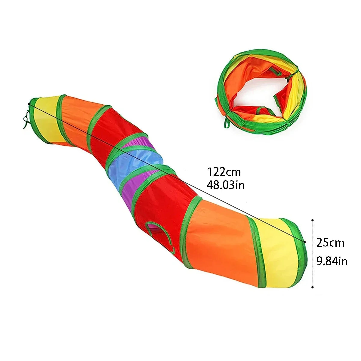 1pc Cat Tunnel Tube - Foldable Cat Tube