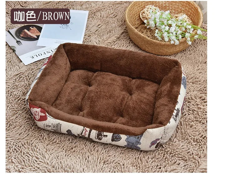 Warm Dog House Soft  Large Dog Bed
