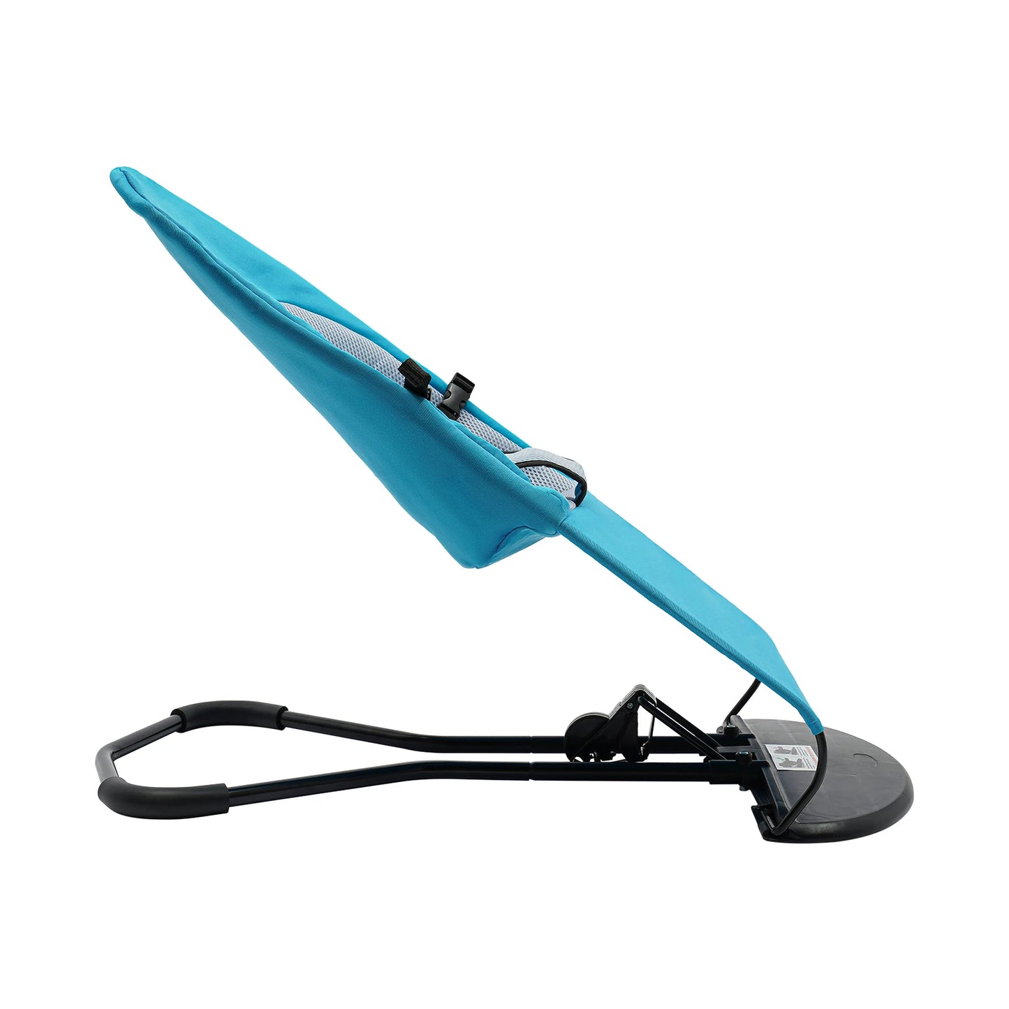 Pet Rocking Chair, Stainless Steel Bracket, Height Adjustable,  Foldable, Portable Puppy Rocker Bed with Anti-slip Pads for Home