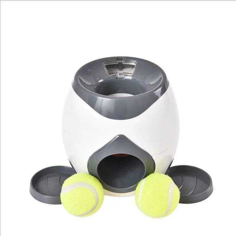 Pet Tennis Food  Reward Machine Interactive Ball Launcher Training Slow Food Toys Suitable for Cats and Dogs  Toy