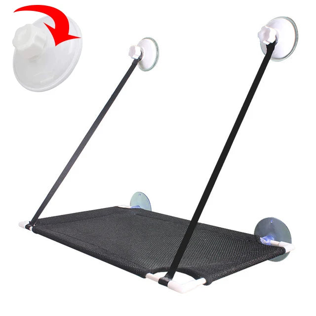 Cat Bed Hanging Window Double-Layer Pet Hammock Sunny Window Seat Kitten Nest Durable Bed for Cats Bearing 25 KG Cat Accessories