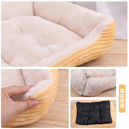Warm Dog House Soft  Large Dog Bed