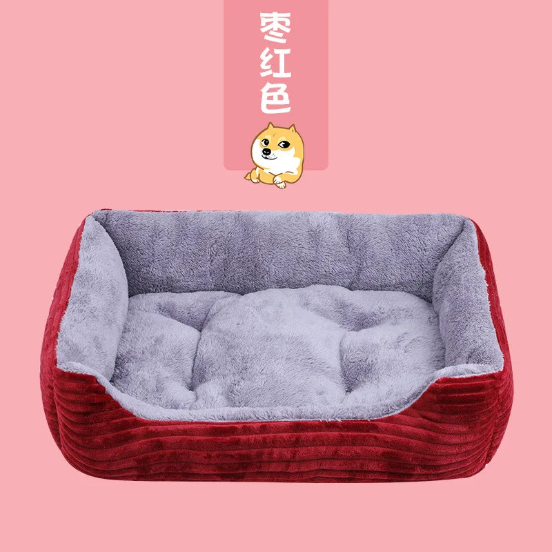 Warm Dog House Soft  Large Dog Bed