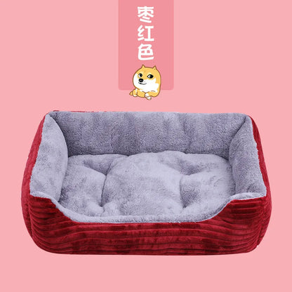 Warm Dog House Soft  Large Dog Bed