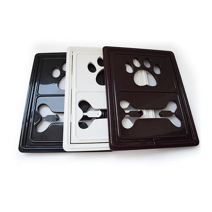 Lockable Plastic Pet Dog Cat Door Access Door for Home