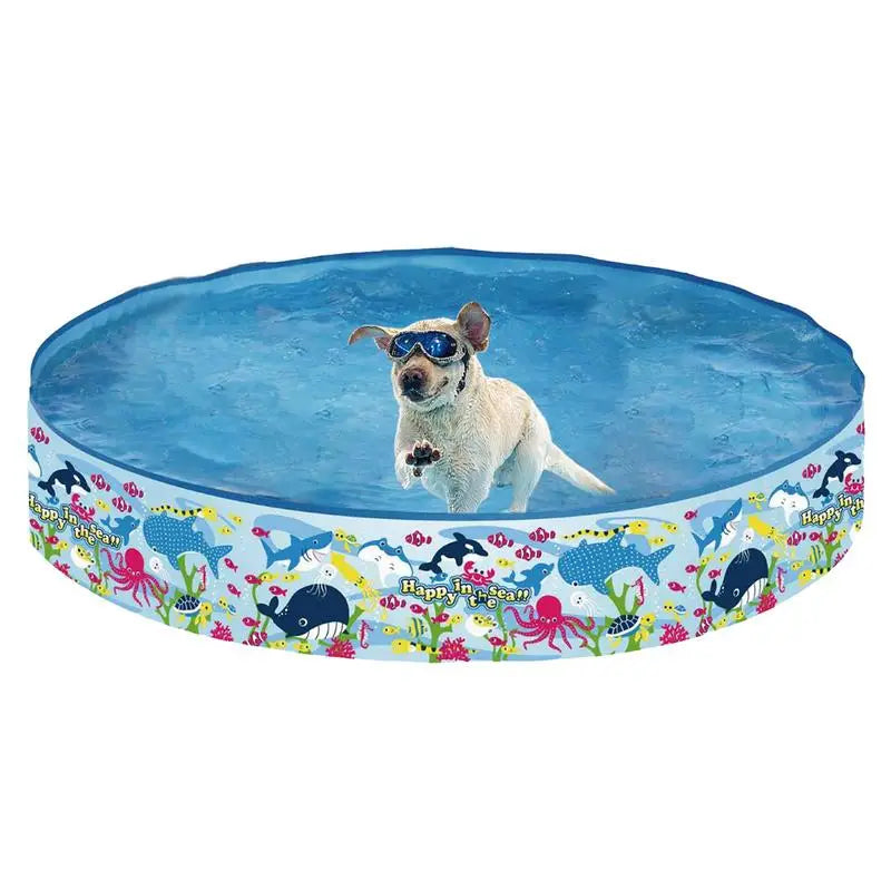 Foldable Pet Dogs Bathing Tub Swimming Pool
