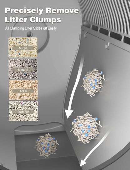 OMCPET Automatic Smart Cat Litter Box Self Cleaning Sandbox Support APP Remote Control Pet Toilet Litter Pet Closed Tray Toilet