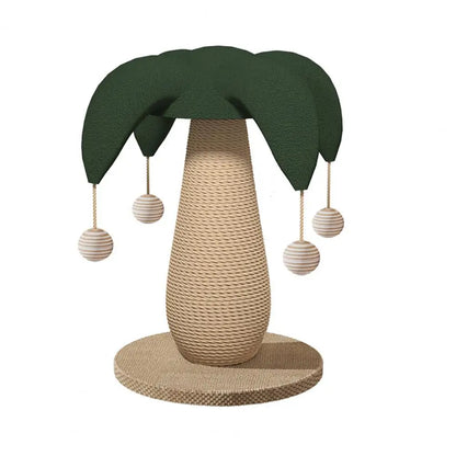 Durable Sisal Scratching Post for Cats Mushroom Cat Scratching Post with Sisal Scratcher Poles Toy Ball for Kittens for Small