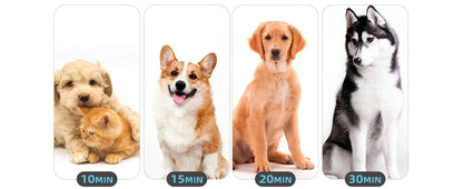 Dog Hair Dryer, 3.8HP 2800W Pet Grooming Blower for Large Dogs Hair Force Blaster with Heat, Stepless Speed Adjustable