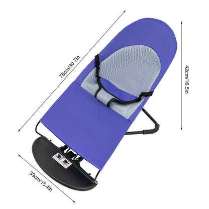 Pet Rocking Chair, Stainless Steel Bracket, Height Adjustable,  Foldable, Portable Puppy Rocker Bed with Anti-slip Pads for Home