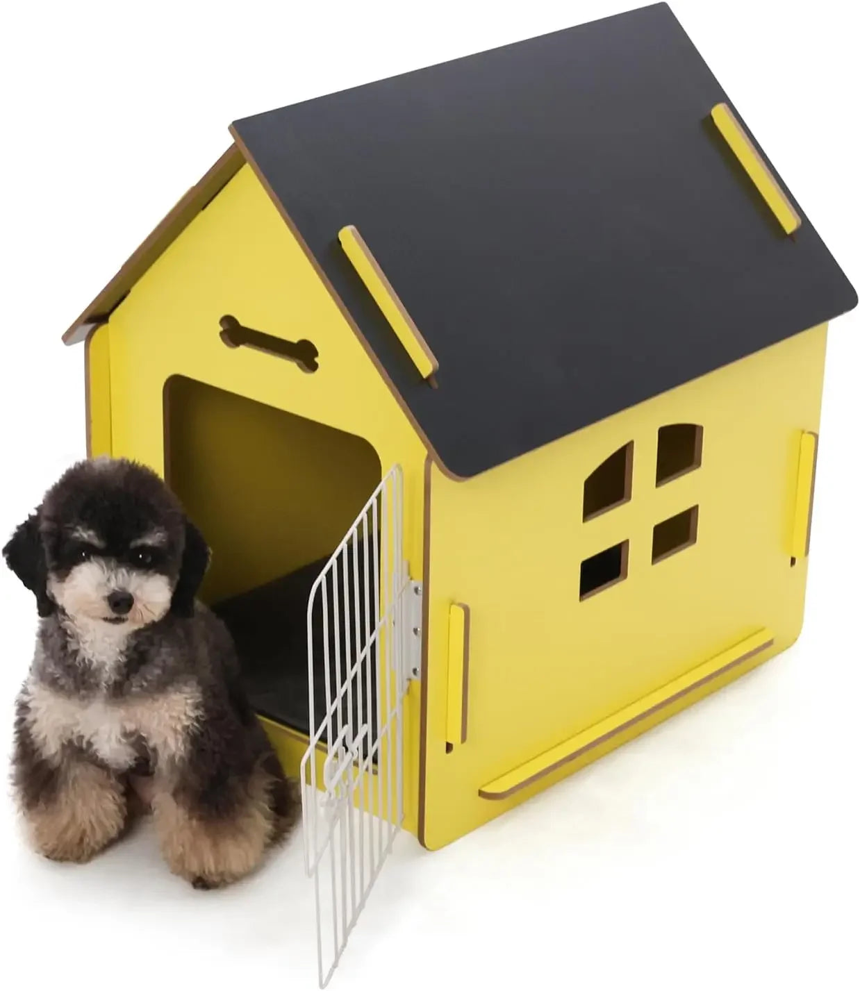 Dog House Indoor for Small Dogs or Cats, Cozy Wooden Design, Small Indoor Bed House