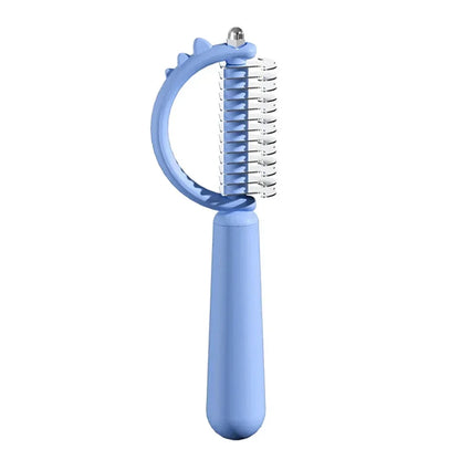 New Hair Removal Comb for Dogs Cat Detangler Fur Trimming Dematting Brush Grooming Tool For matted Long Hair Curly Pet