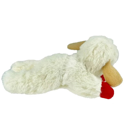 Lamb Chop Plush Dog Toy with Squeaker Interactive Puppy Toy for Small Medium Dogs Cute Soft Chew Toy for Pets