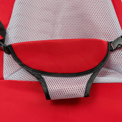 Pet Rocking Chair, Stainless Steel Bracket, Height Adjustable,  Foldable, Portable Puppy Rocker Bed with Anti-slip Pads for Home