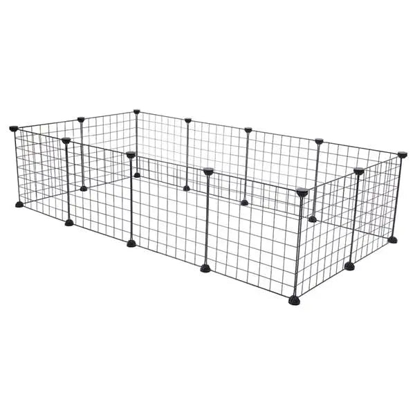 Pet Playpen, Small Animal Cage Indoor Portable Metal Wire Yard Fence for Small Animals,  Rabbits Kennel Crate Fence Tent