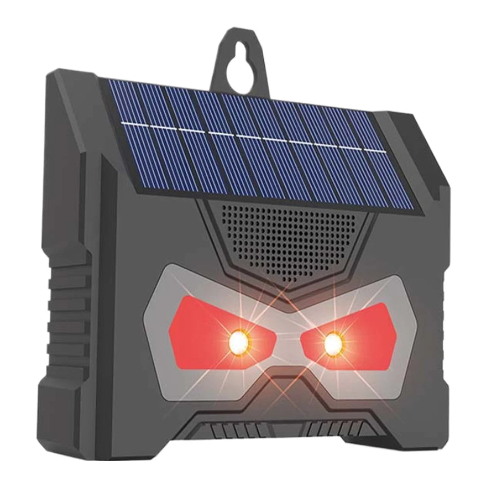 Solar Ultrasonic Animal Repeller Cat Repellent Outdoor with LED Flashing Light Deer Dog Squirrel Skunk Cat Repellent Devices