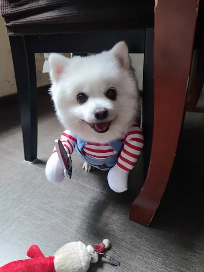 Funny Dog Horror Moviel Outfits Halloween  Jumpsuit