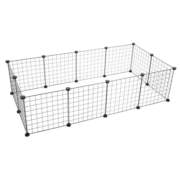 Pet Playpen, Small Animal Cage Indoor Portable Metal Wire Yard Fence for Small Animals,  Rabbits Kennel Crate Fence Tent