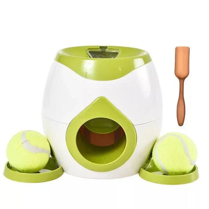Pet Tennis Food  Reward Machine Interactive Ball Launcher Training Slow Food Toys Suitable for Cats and Dogs  Toy