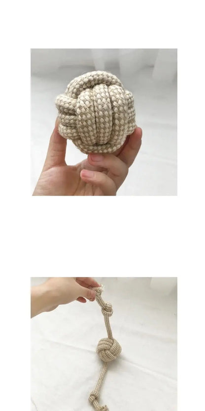 1Pc Cat Dog Knot Toy Cleaning Teeth Grinding Teeth Interest Interactive Wear Resistant Knot Toy Play Entertainment Pet Supplies