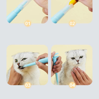 Pet Medicine Feeder Handheld Syringe Dispenser Universal Design Cat&Dog Pill Shooter Feeding Kit
