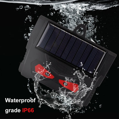 Solar Ultrasonic Animal Repeller Cat Repellent Outdoor with LED Flashing Light Deer Dog Squirrel Skunk Cat Repellent Devices