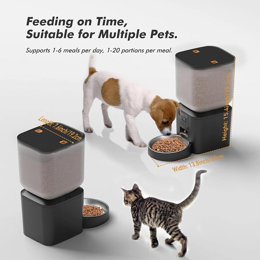 270.51oz Automatic Dog Feeder with Key Control Furpipi Manufacture User-Friendly Time Setting Food Feeder Dispenser for Dog Cat