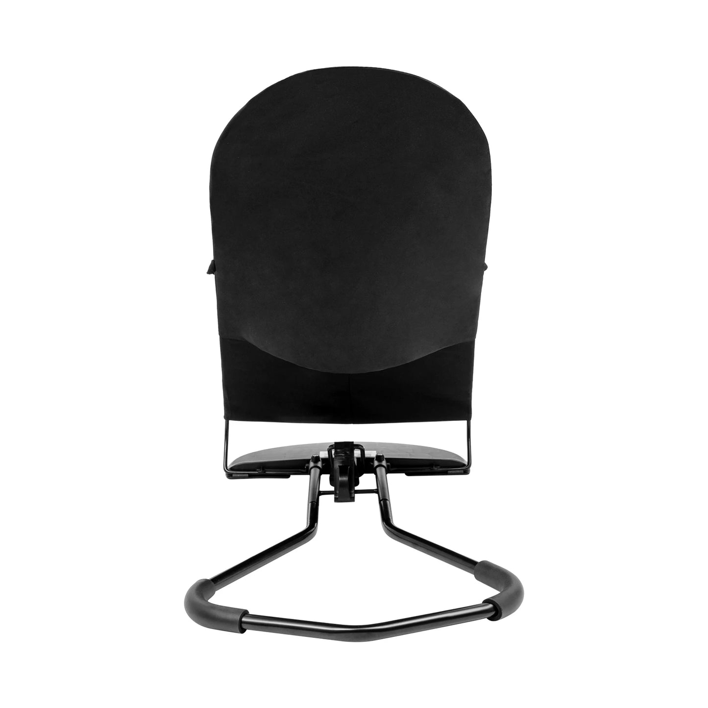 Pet Rocking Chair, Stainless Steel Bracket, Height Adjustable,  Foldable, Portable Puppy Rocker Bed with Anti-slip Pads for Home