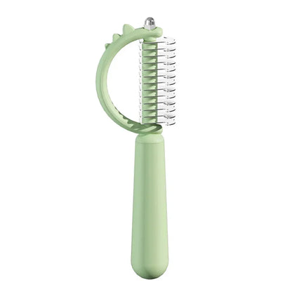 New Hair Removal Comb for Dogs Cat Detangler Fur Trimming Dematting Brush Grooming Tool For matted Long Hair Curly Pet