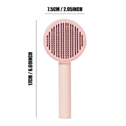 Hair Removal Comb Self Cleaning Slicker Brush For Dog Cat Hair Brush Dog Hair Removal Comb Deshedding Brush Pet Grooming Brush