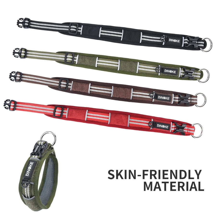 CP573--New Arrival Pet Dog Collar with High Density Webbing, Wide Kind Collar for 11-26 Neck Circumference.