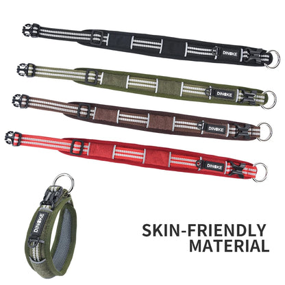 CP573--New Arrival Pet Dog Collar with High Density Webbing, Wide Kind Collar for 11-26 Neck Circumference.