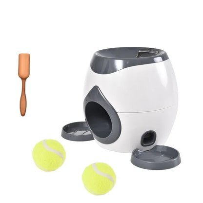 Pet Tennis Food  Reward Machine Interactive Ball Launcher Training Slow Food Toys Suitable for Cats and Dogs  Toy