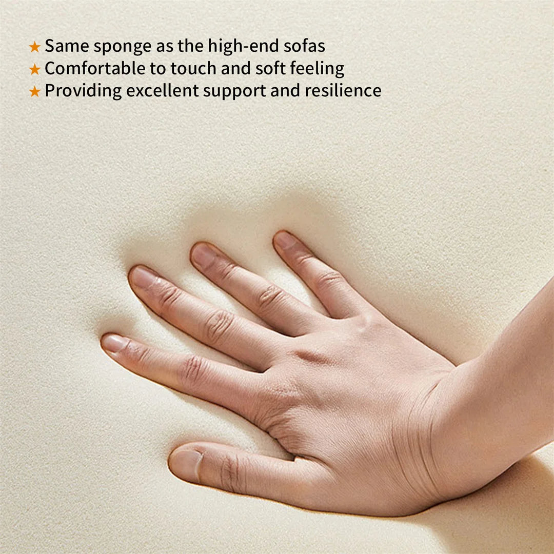 Long Human-Size Giant Dog Bed Foldable Calming Orthopedic