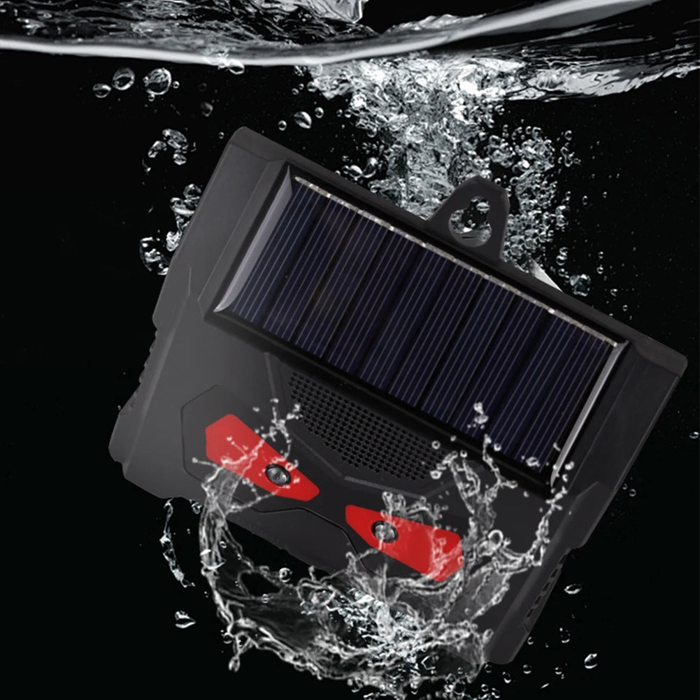 Solar Ultrasonic Animal Repeller Cat Repellent Outdoor with LED Flashing Light Deer Dog Squirrel Skunk Cat Repellent Devices