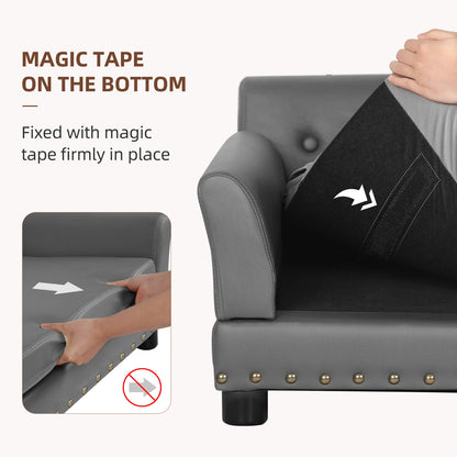 Heavy Duty Pet Sofa Large Raised Dog Bed Cushioned Sofa Softly Pet Cat Bed Puppy Sofa Couch Lounge Bed