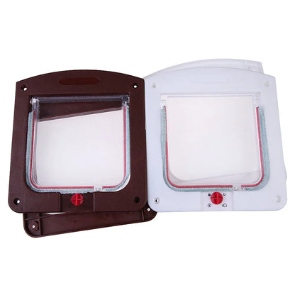 Dog Interior Door Lockable Pet Door Small Pet Gate Door Kit for Cats & Dogs