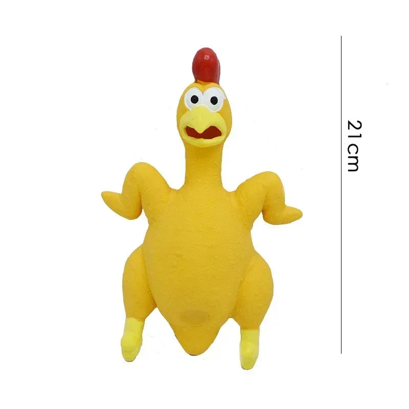 Screaming Chicken Squeeze Sound Toy Pets Dog Toys Product Shrilling Decompression Tool Squeak Vent Chicken