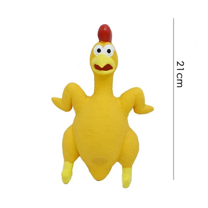 Screaming Chicken Squeeze Sound Toy Pets Dog Toys Product Shrilling Decompression Tool Squeak Vent Chicken