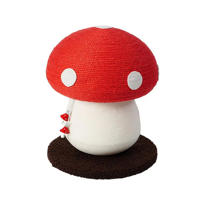 Cat Scratching Ball Toy Red Umbrella Mushroom Cat Climbing Frame Grinding Paws Toys Kitten Scratcher for Pet Furniture Supplies