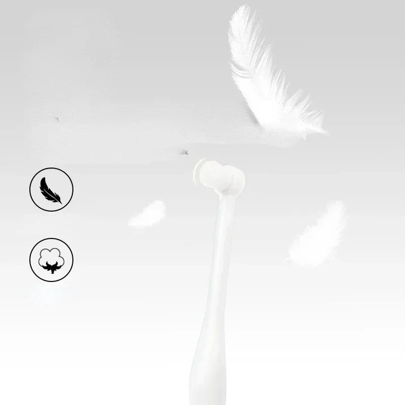 Lovely Toothbrush Burrs-free Heavy Duty Anti-crack Pet  Teeth Cleaning Brush