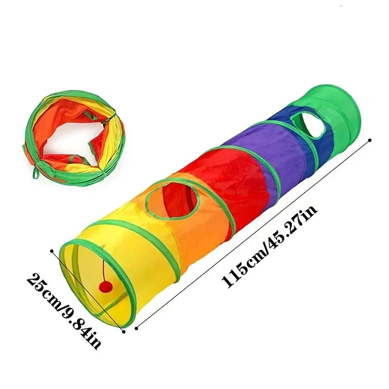 1pc Cat Tunnel Tube - Foldable Cat Tube